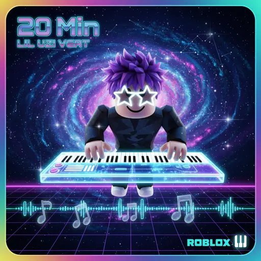 Roblox Piano Sheets - 20 Min by Lil Uzi Vert