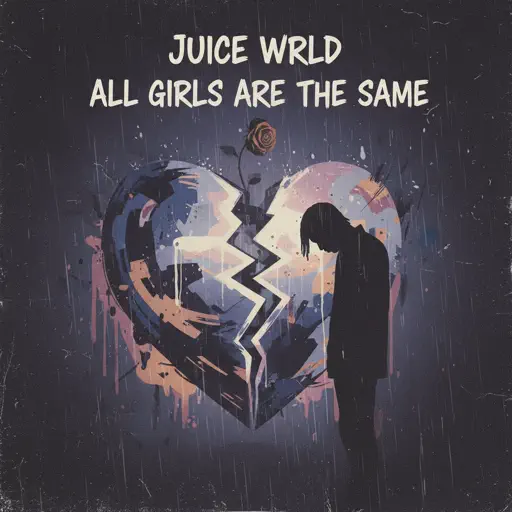 Roblox Piano Sheets - All Girls Are The Same by Juice WRLD