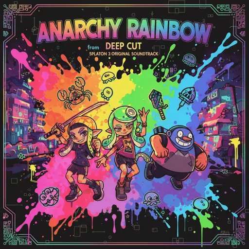 Roblox Piano Sheets - Anarchy Rainbow (from "Splatoon 3") by Splatoon 3