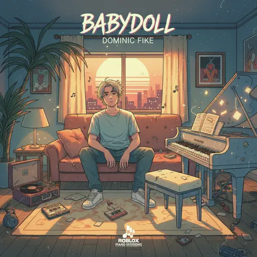 Roblox Piano Sheets - Babydoll by Dominic Fike