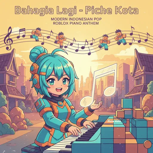 Roblox Piano Sheets - Bahagia Lagi by Piche Kota