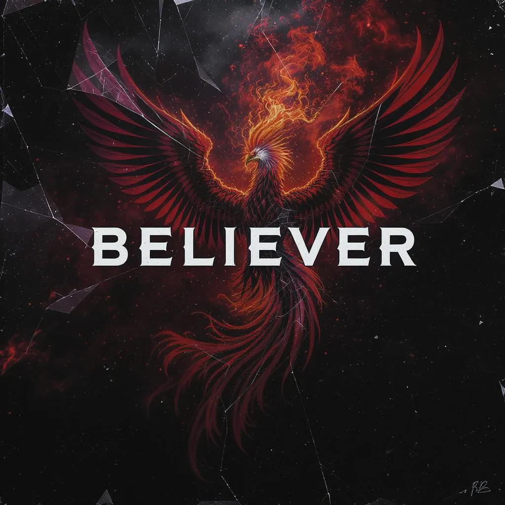 Roblox Piano Sheets - Believer by Imagine Dragons