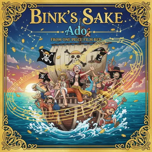 Roblox Piano Sheets - BINKUSUNO SAKE (Bink's Sake)- One Piece by Ado