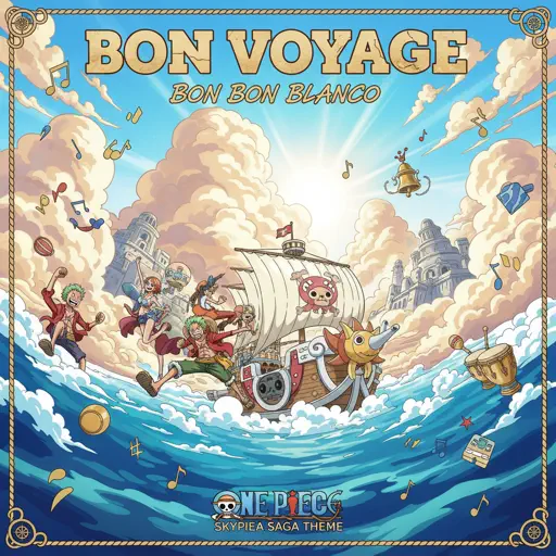 Roblox Piano Sheets - BON VOYAGE (one piece) by BON BON BLANCO