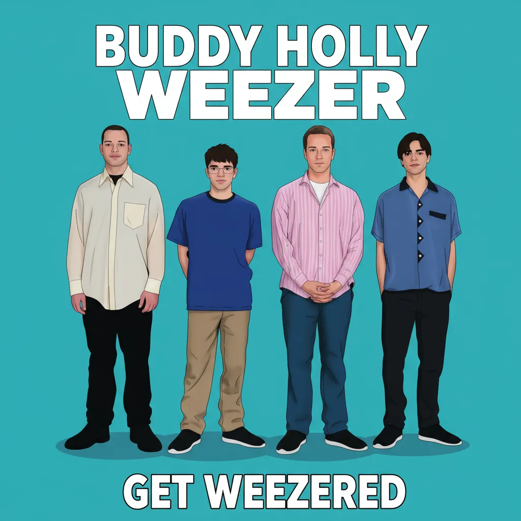 Roblox Piano Sheets - Buddy Holly by Weezer (get weezered meme)