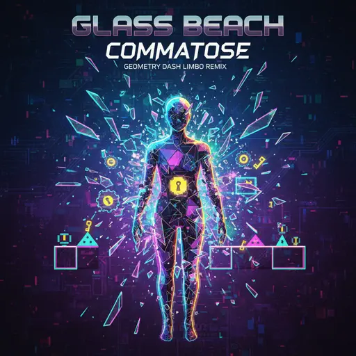 Roblox Piano Sheets - commatose - geometry dash by glass beach