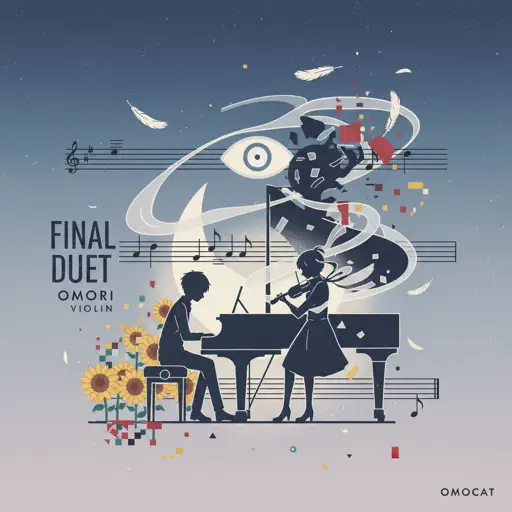 Roblox Piano Sheets - Final Duet Omori - Violin by OMOCAT143‬