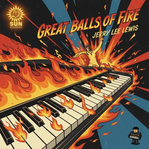 Roblox Piano Sheets - Great Balls Of Fire by Jerry Lee Lewis