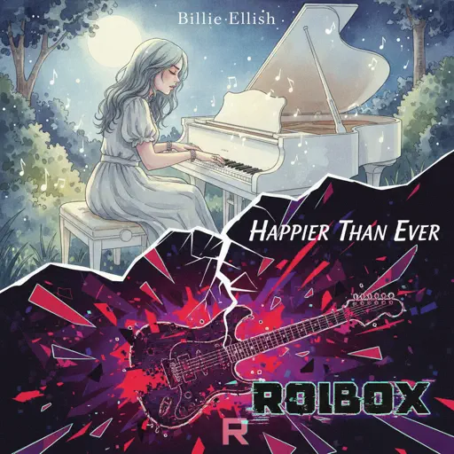 Roblox Piano Sheets - Happier Than Ever by Billie Eilish