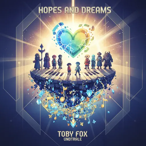 Roblox Piano Sheets - Hopes And Dreams by Toby Fox