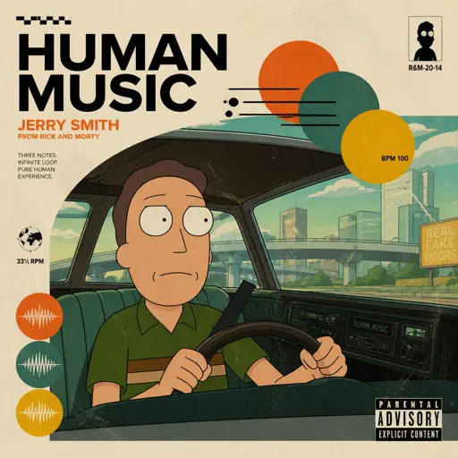 Roblox Piano Sheets - Human Music by Rick and Morty