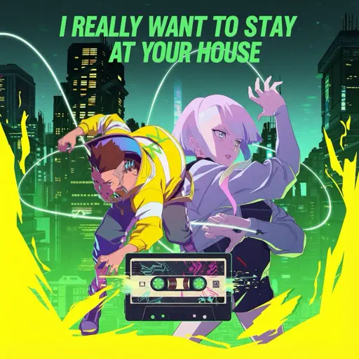 Roblox Piano Sheets - I Really want to stay at your house (Cyberpunk: Edgerunners) by Rosa Walton