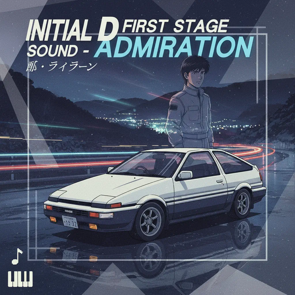 Roblox Piano Sheets - Initial D First Stage Sound - Admiration by Initial D