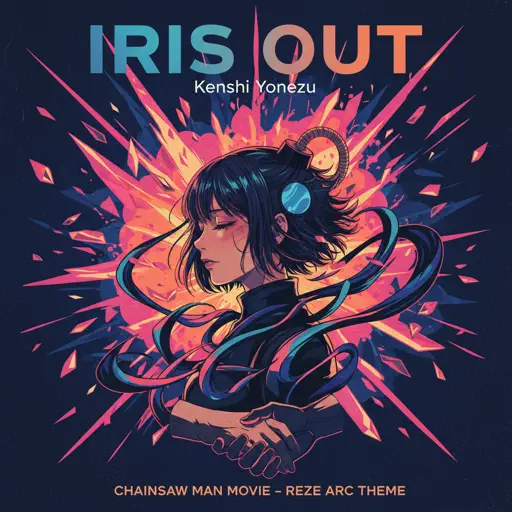 Roblox Piano Sheets - IRIS OUT - Chainsaw Man Movie by Kenshi Yonezu