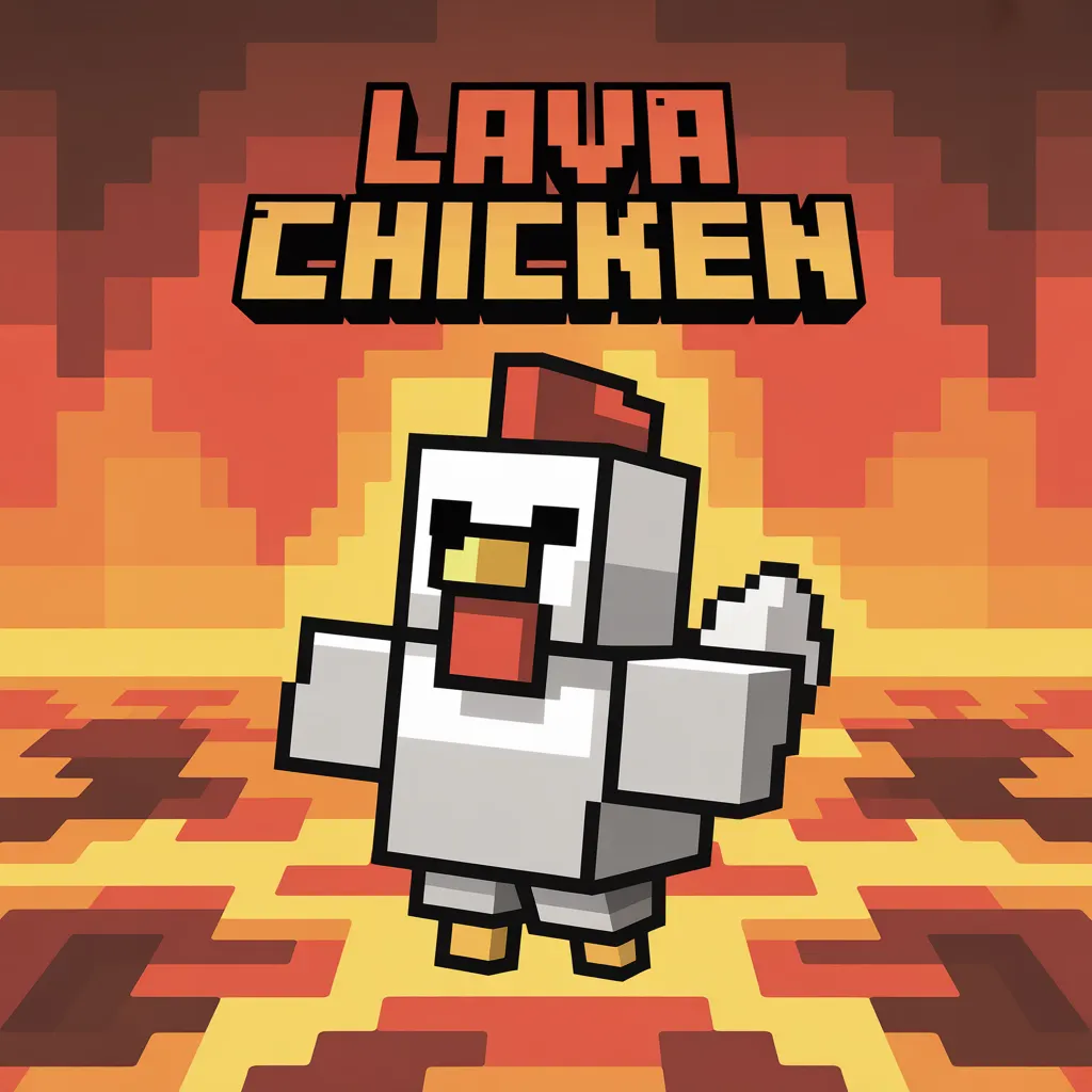 Roblox Piano Sheets - Lava Chicken by Minecraft Movie