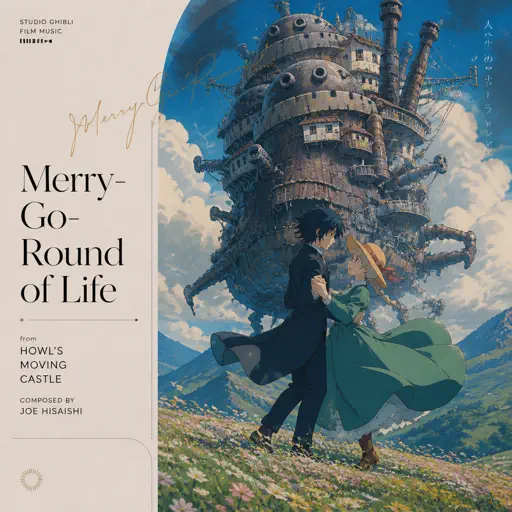 Roblox Piano Sheets - Merry-Go-Round of Life - from 'Howl's Moving Castle' by Joe Hisaishi