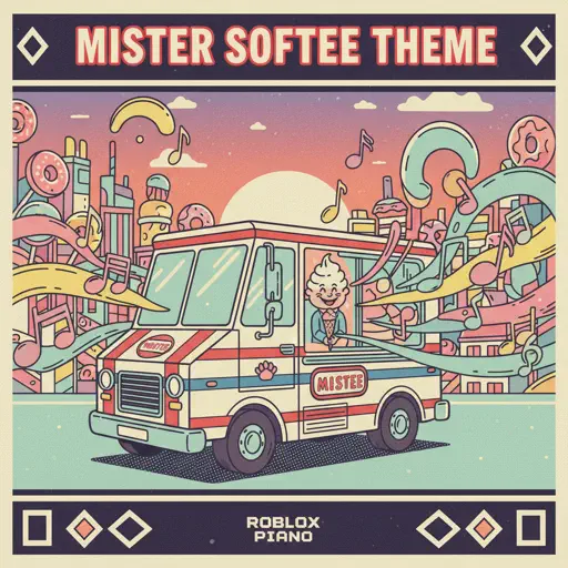 Roblox Piano Sheets - Mister Softee Theme Song by Mister Softee