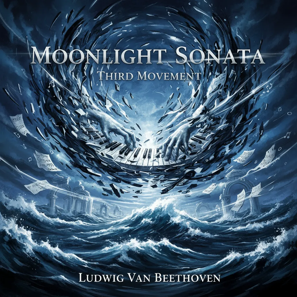 Roblox Piano Sheets - Moonlight Sonata 3rd Mvt. by Beethoven