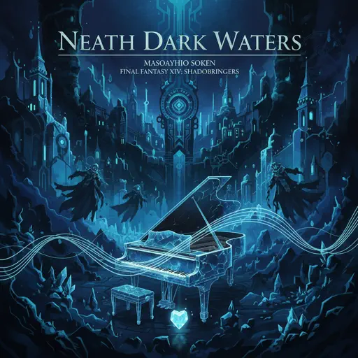 Roblox Piano Sheets - Neath Dark Waters - Final Fantasy XIV by Masayoshi Soken