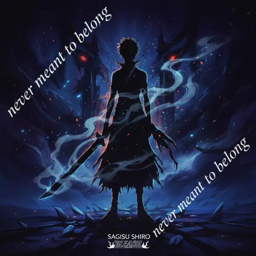 Roblox Piano Sheets - never meant to belong - Bleach by Sagisu Shiro