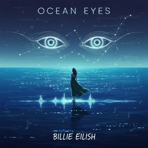 Roblox Piano Sheets - ocean eyes by Billie Eilish