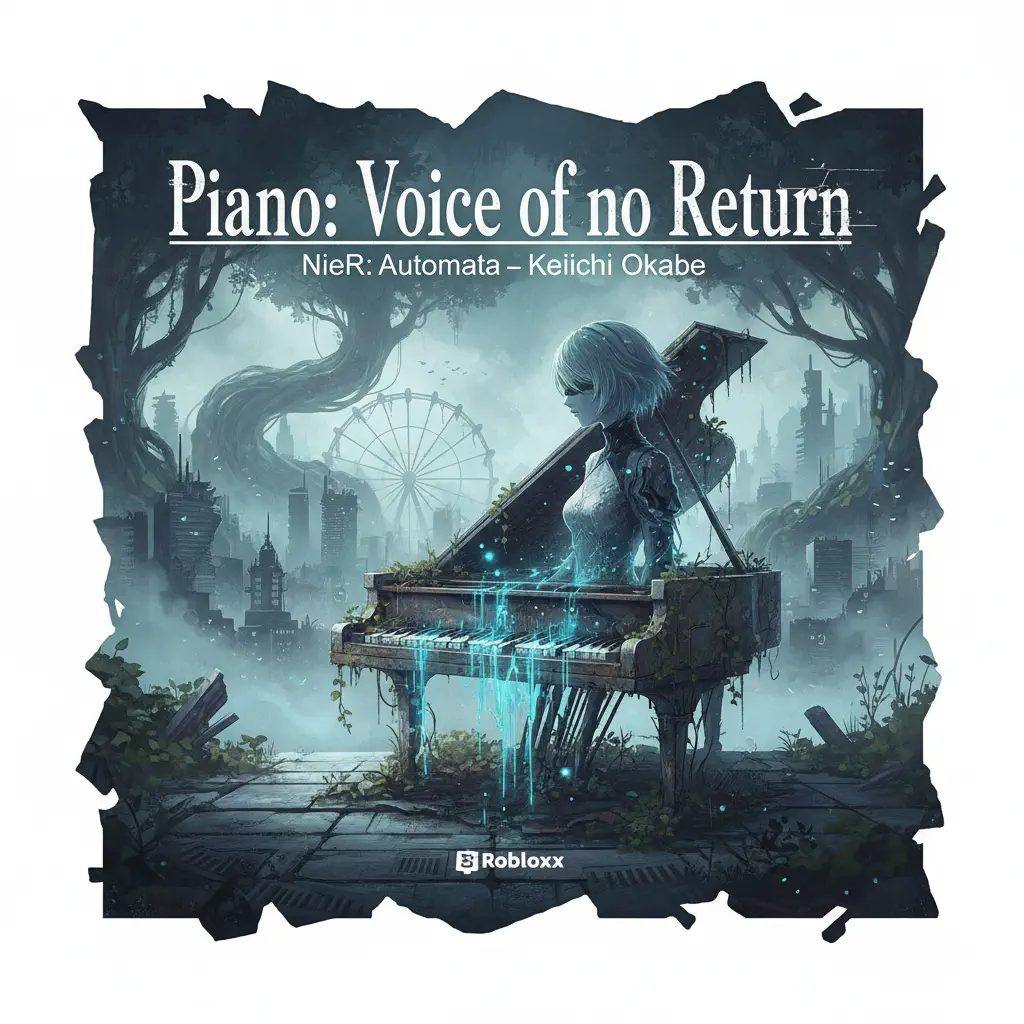 Roblox Piano Sheets - Piano: Voice of no Return – NieR: Automata by 岡部啓一