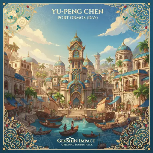 Roblox Piano Sheets - Port Ormos (Day) by Yu-Peng Chen