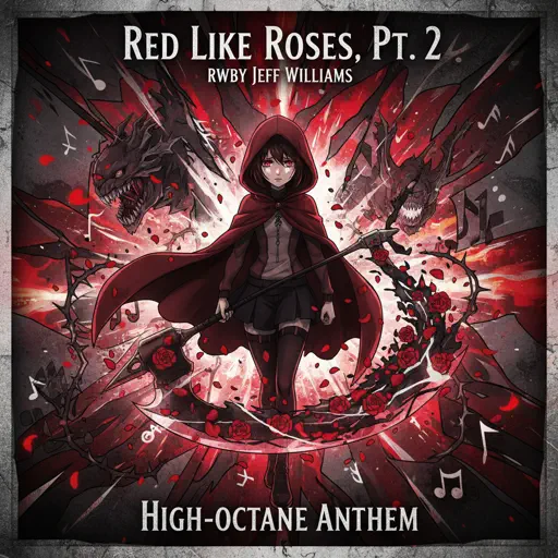 Roblox Piano Sheets - Red Like Roses, Pt. 2 - RWBY by Jeff Williams