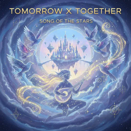 Roblox Piano Sheets - Song of the Stars by TOMORROW X TOGETHER