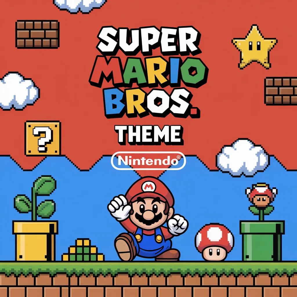 Roblox Piano Sheets - Super Mario Bros. Theme by Nintendo
