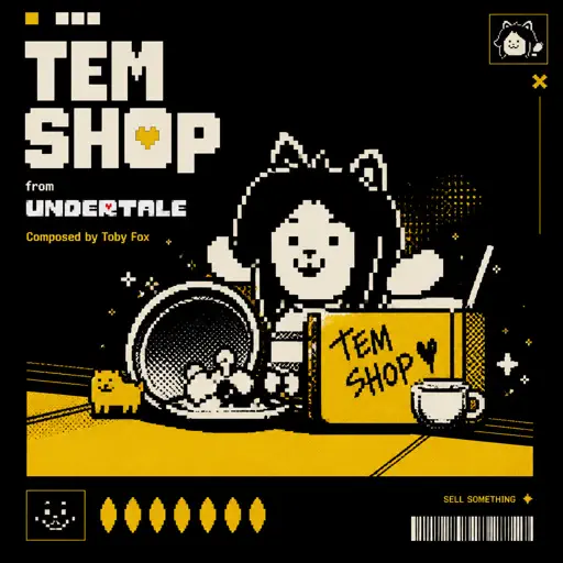 Roblox Piano Sheets - Tem Shop (from Undertale) by Toby Fox