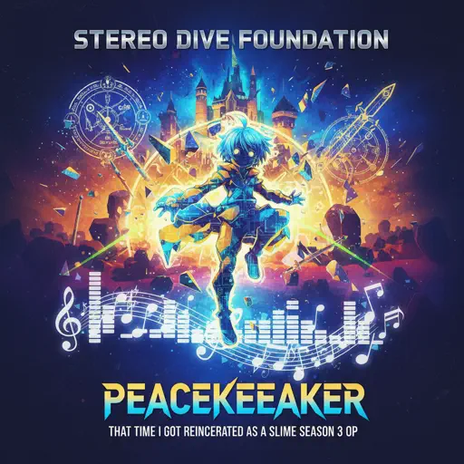 Roblox Piano Sheets - That Time I Got Reincarnated as a Slime Season 3 OP - PEACEKEEPER by STEREO DIVE FOUNDATION