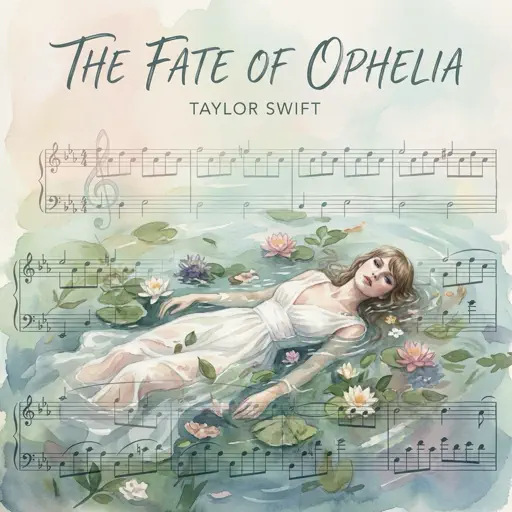 Roblox Piano Sheets - The Fate of Ophelia by Taylor Swift