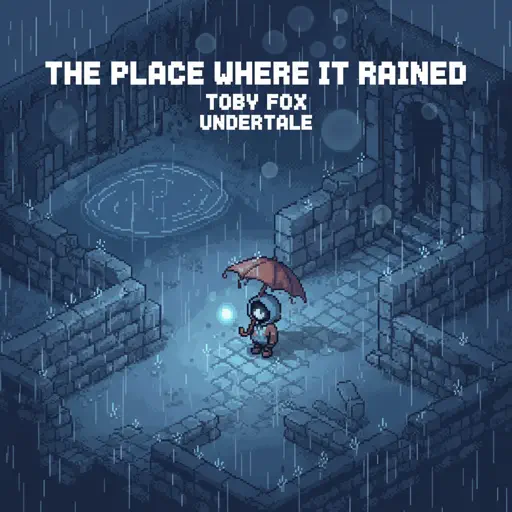 Roblox Piano Sheets - The place where it rained by Toby Fox