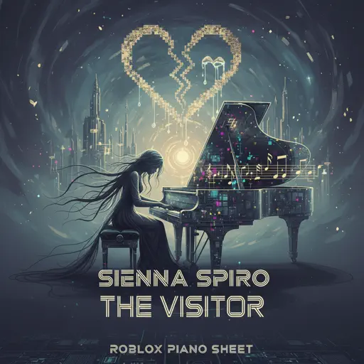 Roblox Piano Sheets - The Visitor by Sienna Spiro