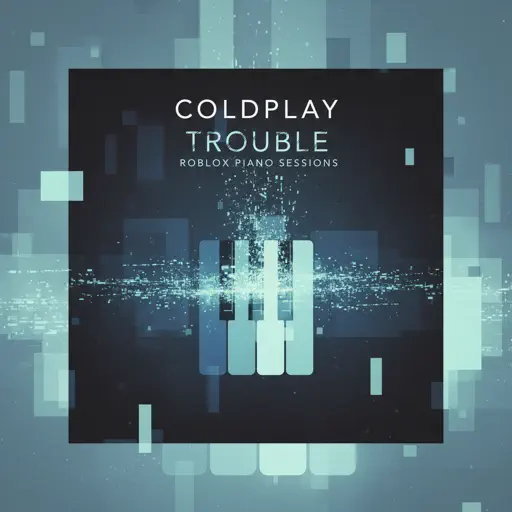 Roblox Piano Sheets - Trouble by Coldplay