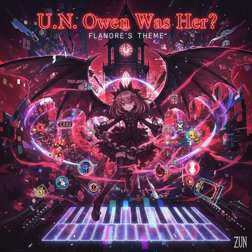 Roblox Piano Sheets - U.N. Owen Was Her? by Flandre's Theme