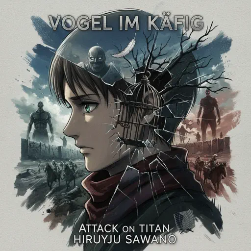 Roblox Piano Sheets - Vogel Im Kafig - Attack on Titan by Sawano Hiroyuki